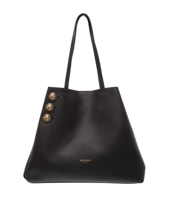 Balmain Leather Shoulder Bag