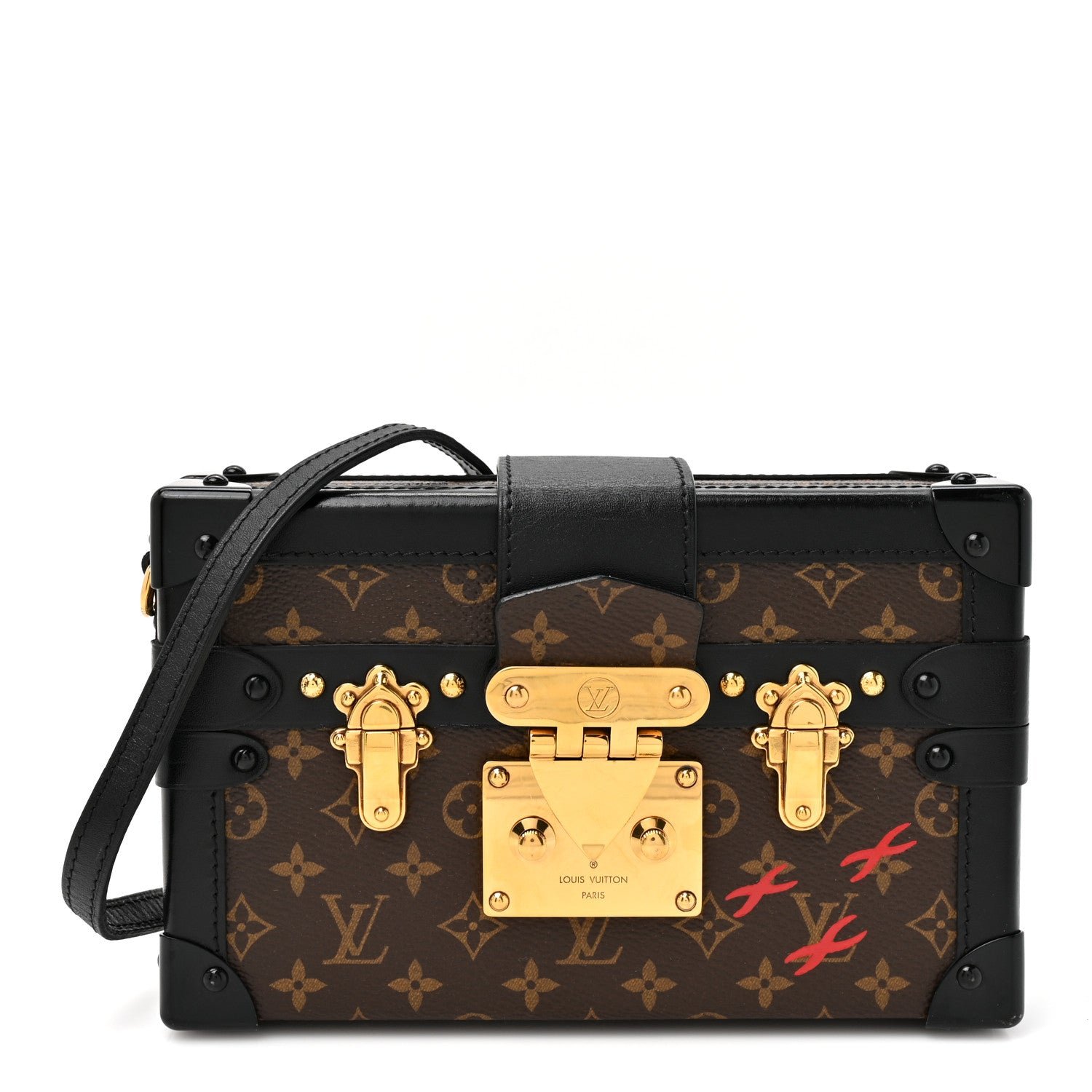 Louis Vuitton Monogram Petite Malle Black