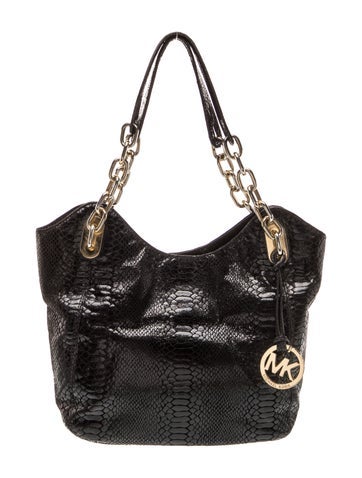 Snakeskin Shoulder Bag