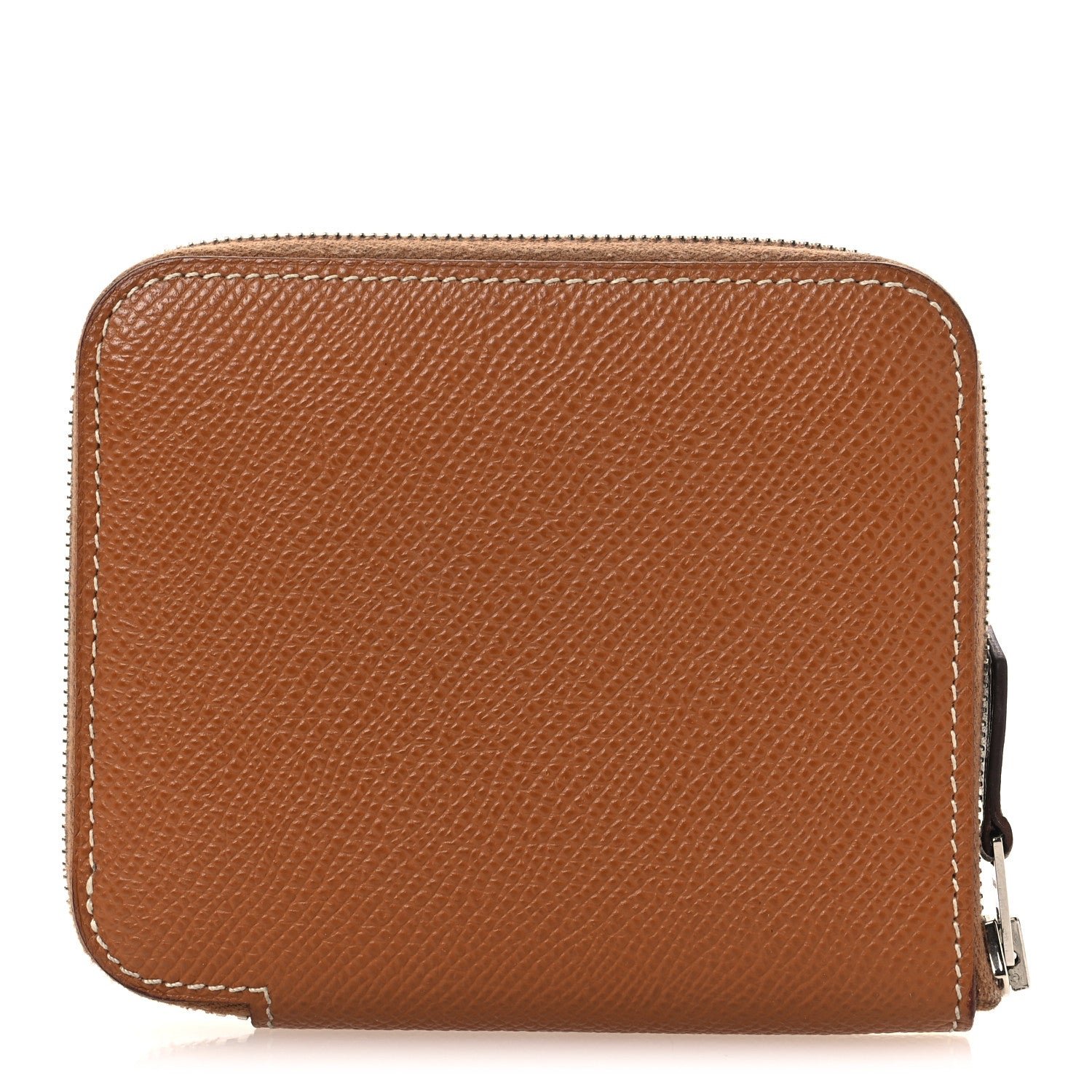 Hermes Epsom Silk'in Compact Wallet Gold