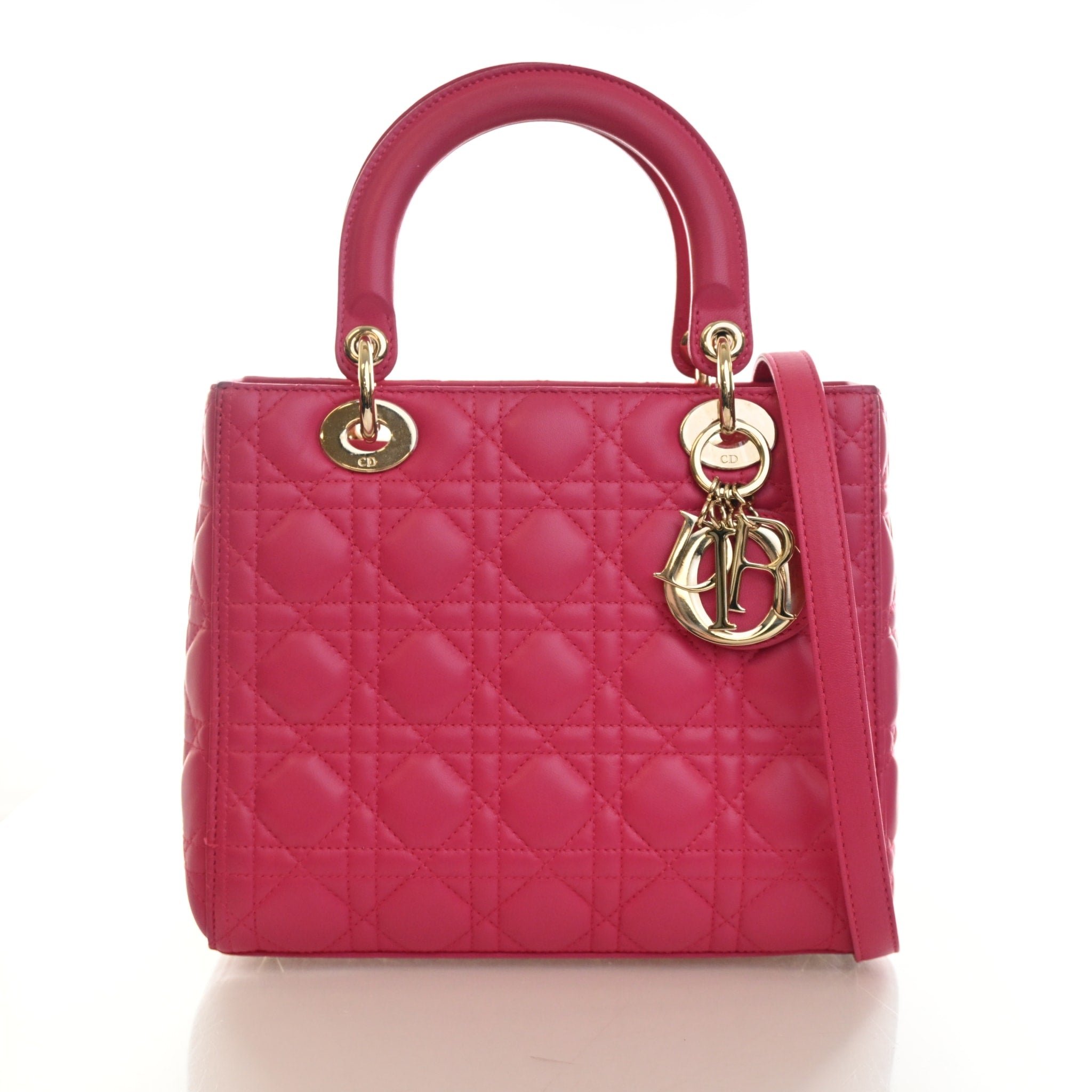 Dior Christian Dior Medium Lambskin Lady Dior