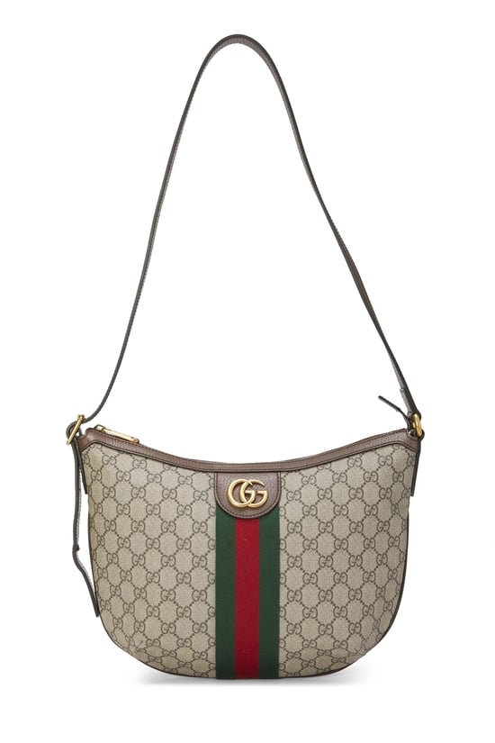 Original GG Supreme Canvas Ophidia Shoulder Bag Large