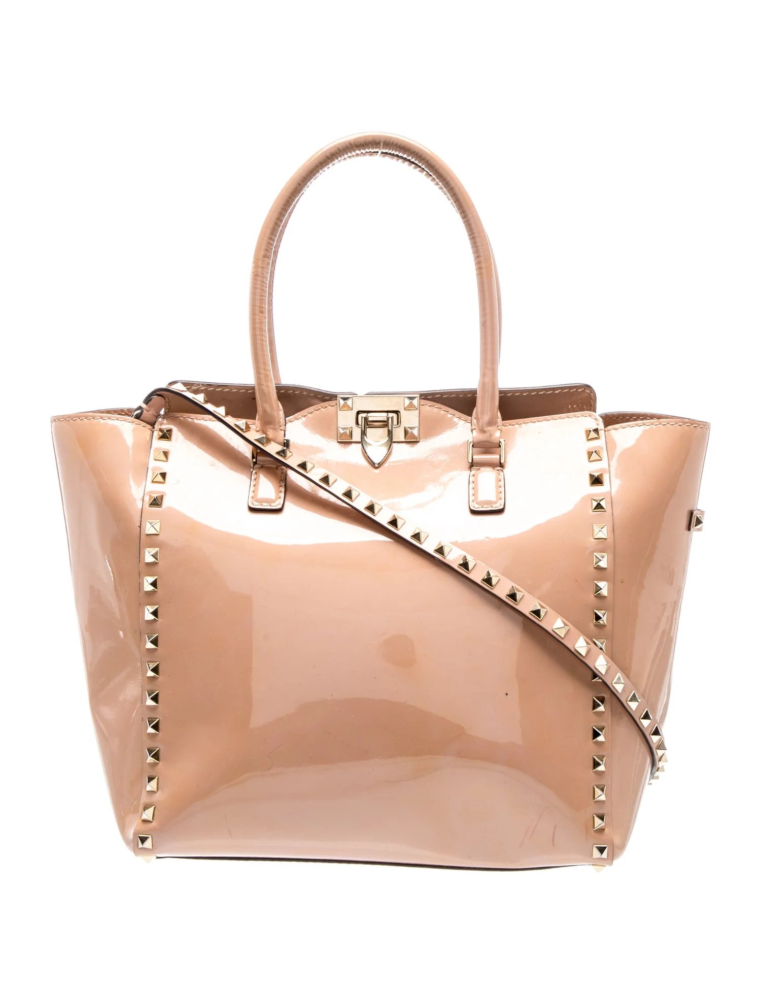 Rockstud Top Handle Bag