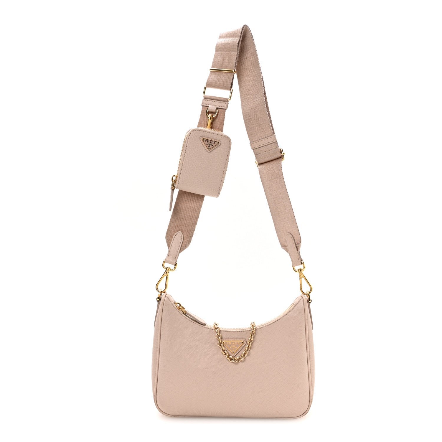 Prada Saffiano Re-Edition 2005 Shoulder Bag Pesco