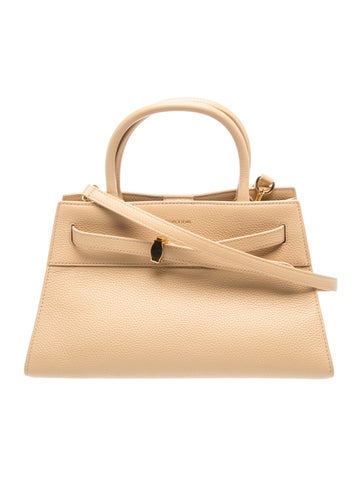 Leather Top Handle Bag