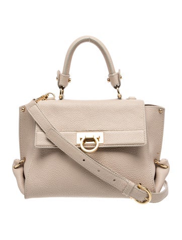 Ferragamo Leather Top Handle Bag