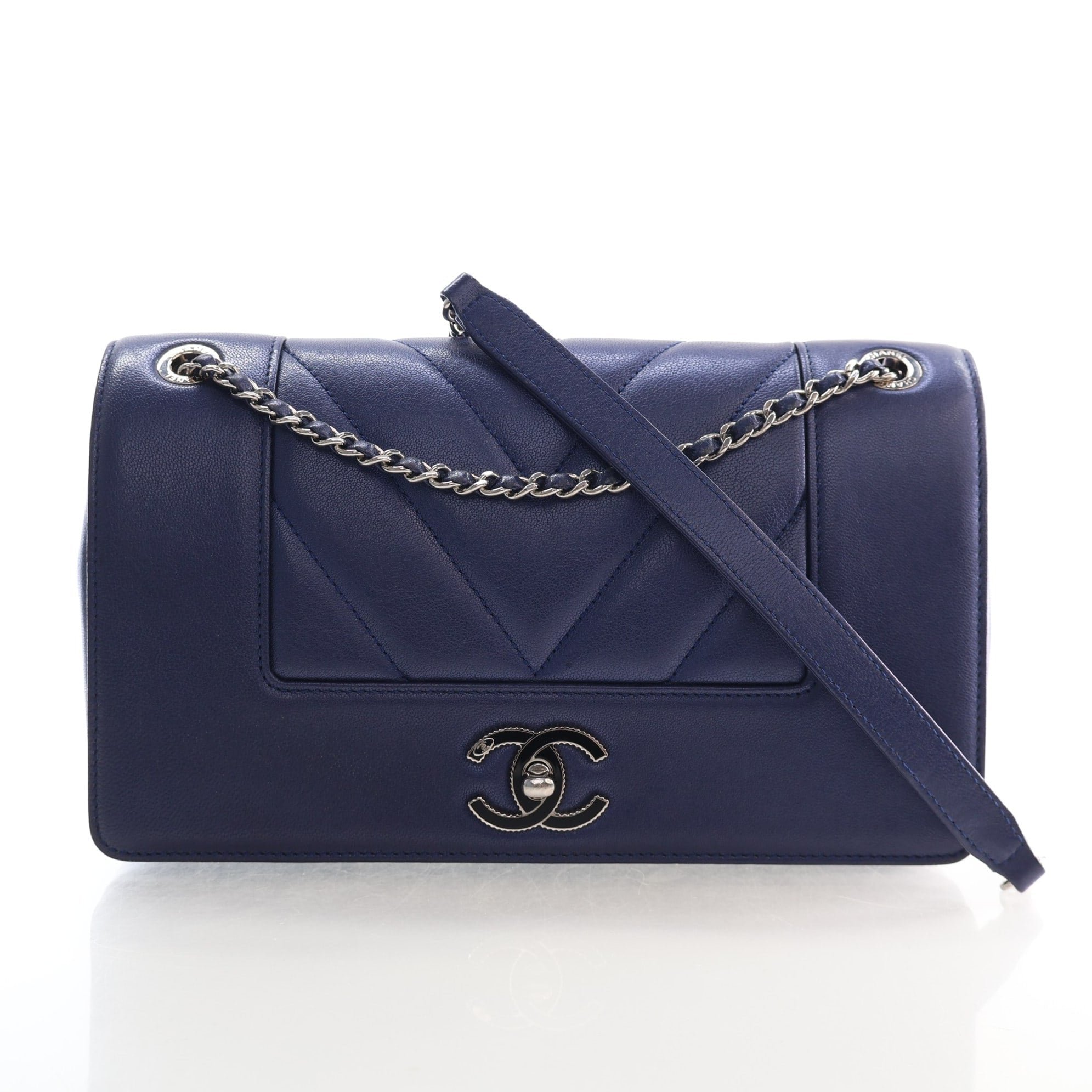 Chanel Vintage Lambskin Mademoiselle Flap Bag
