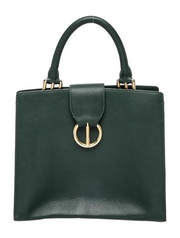 Leather Top Handle Bag