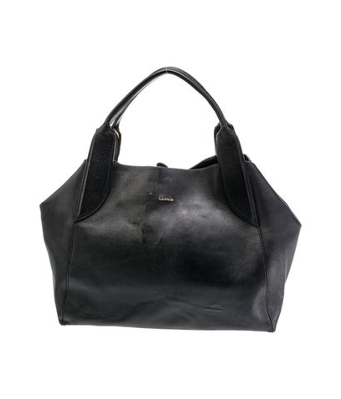 Lanvin Vitello Daino Leather Hobo