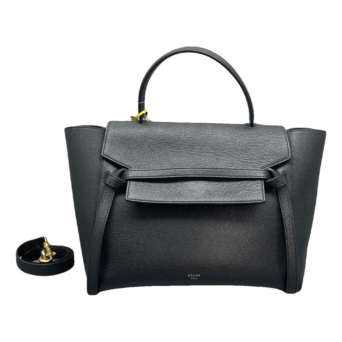 Belt leather handbag
