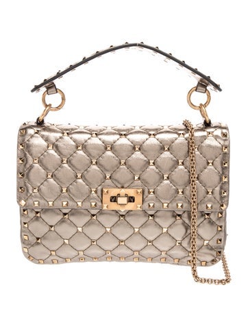 Rockstud Spike Top Handle Bag