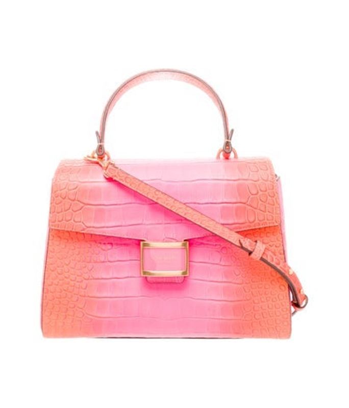 Kate Spade Spade New York Embossed Leather Top Handle Bag W Tags