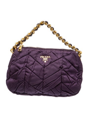 Tessuto Nylon Nylon Chain-link Handle Bag