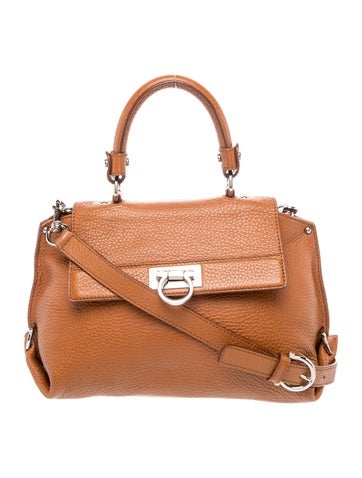 Leather Top Handle Bag