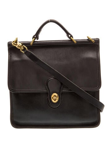 Leather Top Handle Bag