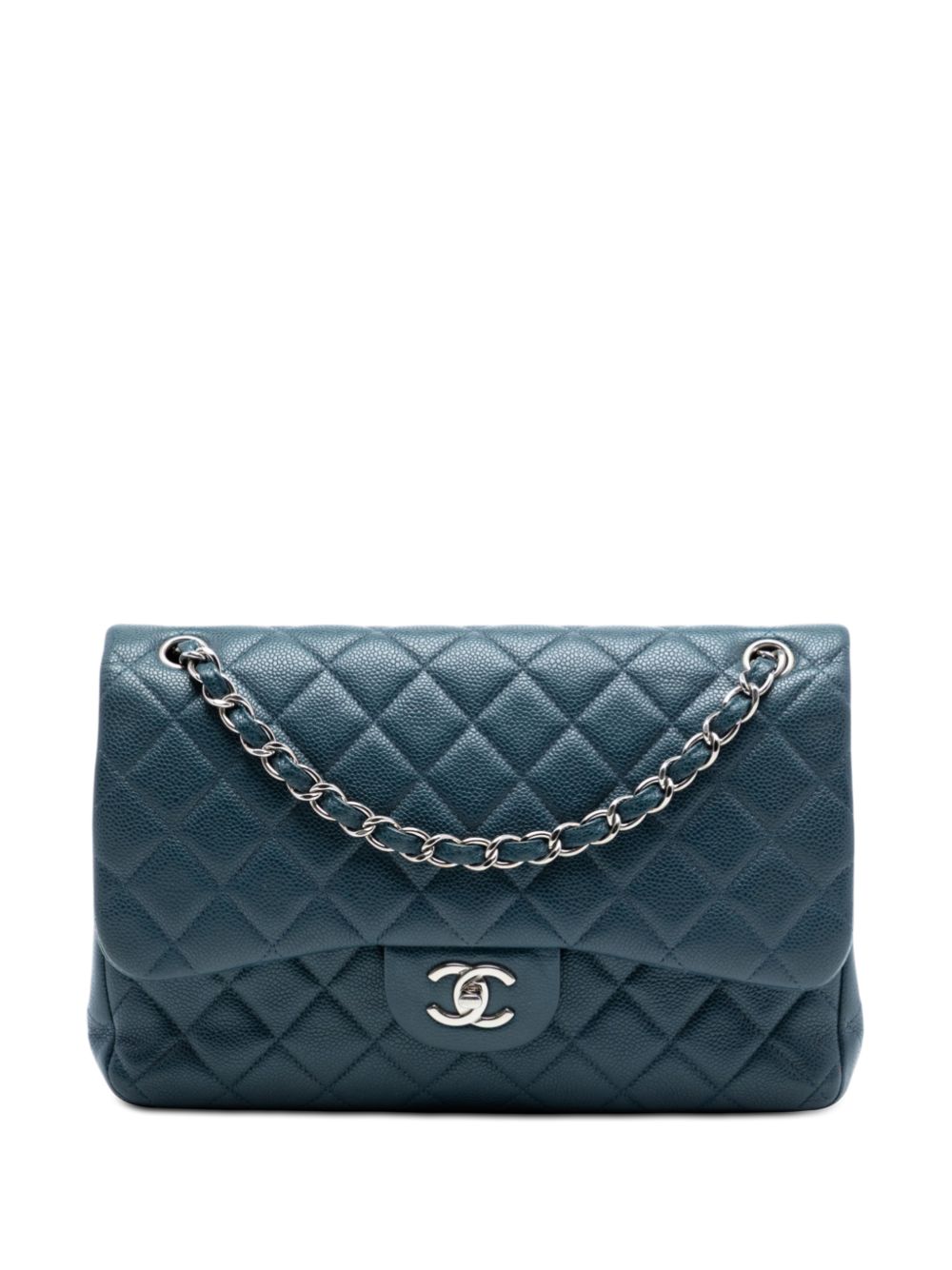 2014-2015 Jumbo Classic Caviar Double Flap shoulder bag