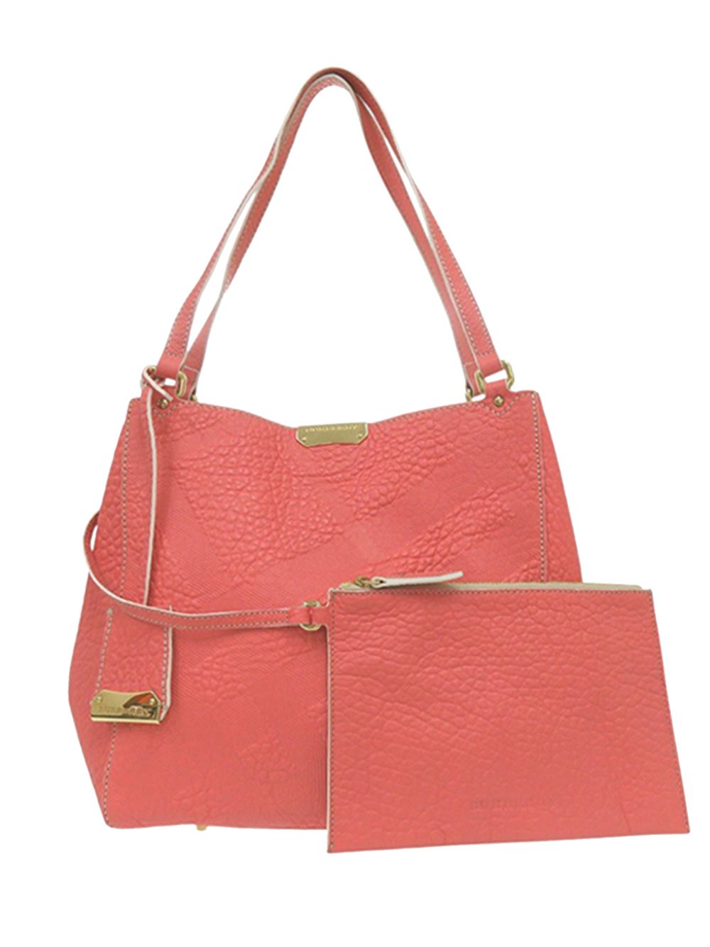 2000-2017 Small Embossed Grain Check Canterbury tote bag