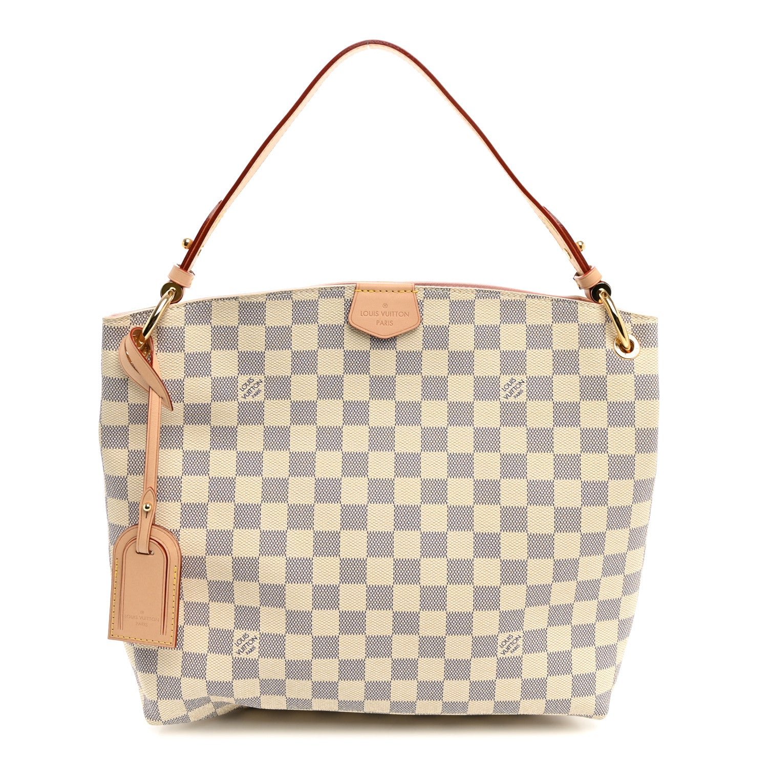 Louis Vuitton Damier Azur Graceful PM Rose Ballerine