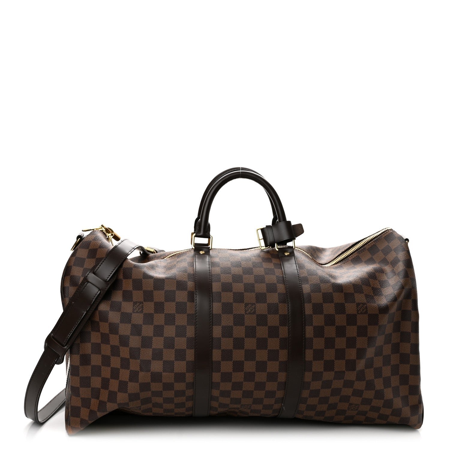 Louis Vuitton Damier Ebene Keepall Bandouliere 55