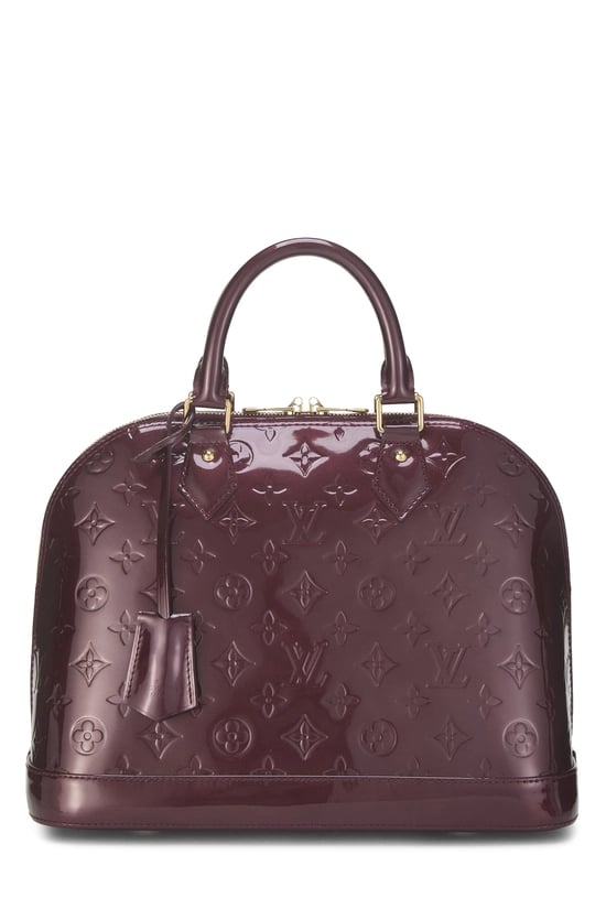 Purple Monogram Vernis Alma PM NM