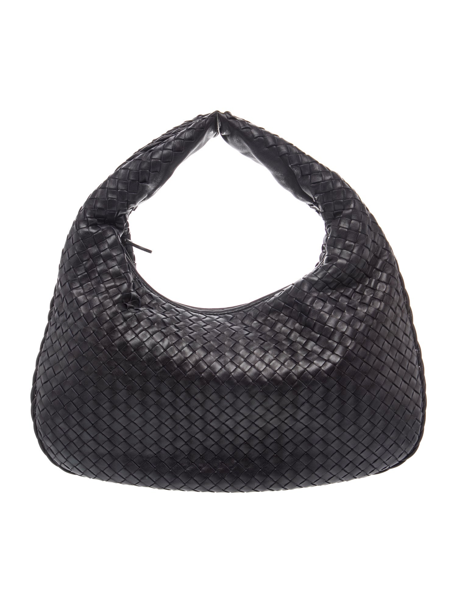 Intrecciato Intrecciato Nappa Veneta Hobo Bag Large