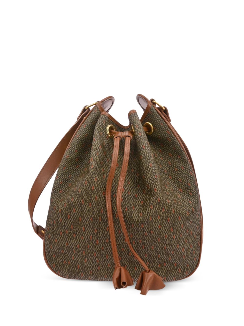 1990-2000s drawstring-detail bucket bag