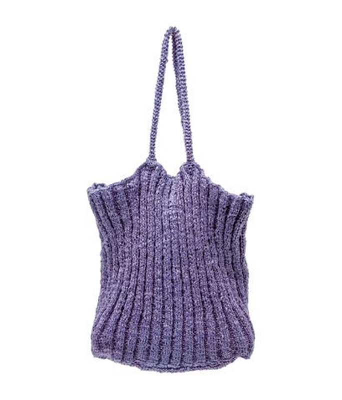 Comme des Garcons Des Garcons Raffia Bucket Bag