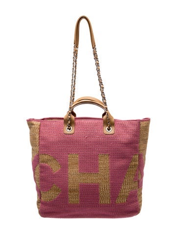 Raffia Large Deauville Shopping Tote