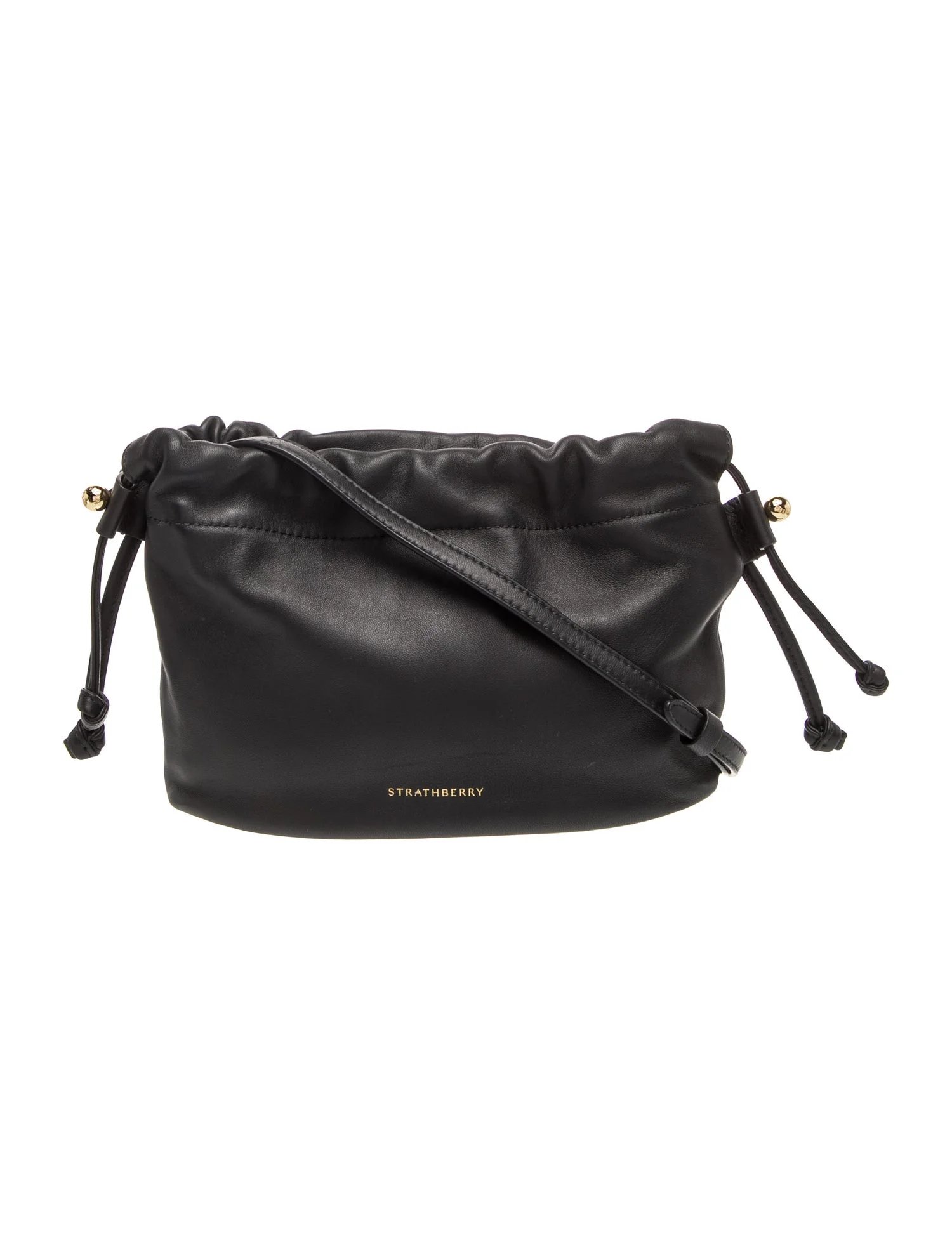 Strathberry Leather Charlotte Drawstring