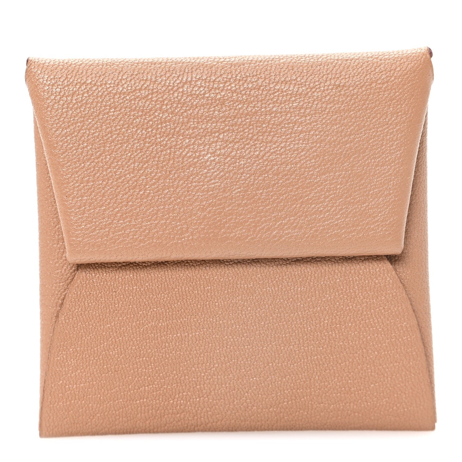 Hermes Chevre Mysore Bastia Verso Coin Purse Quebracho Mauve Sylvestre