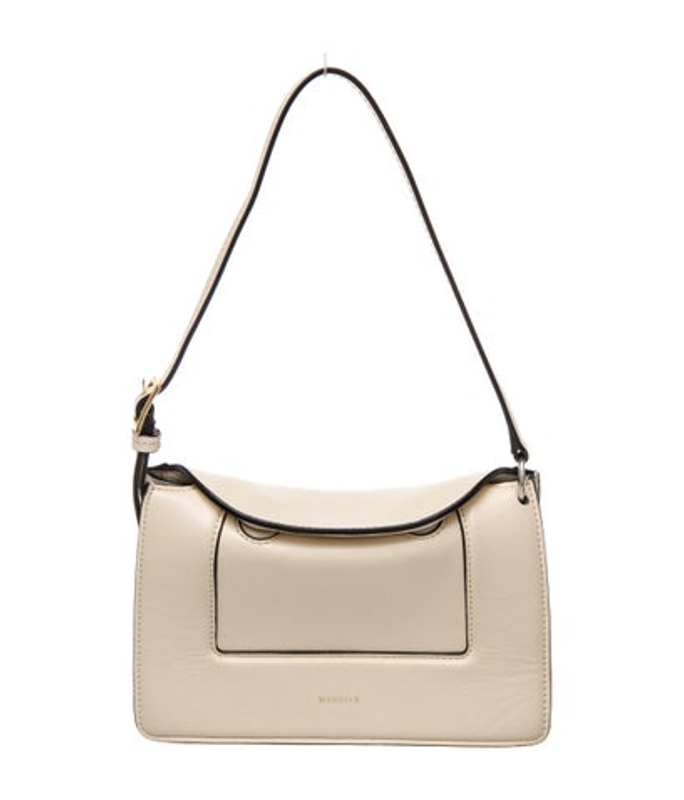 WANDLER Leather Top Handle Bag