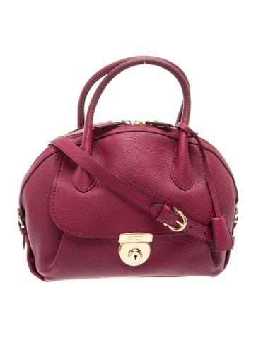 Ferragamo Leather Top Handle Bag