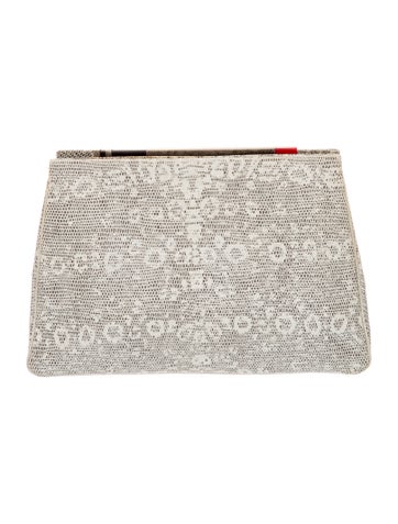 Judith Leiber Leather Clutch