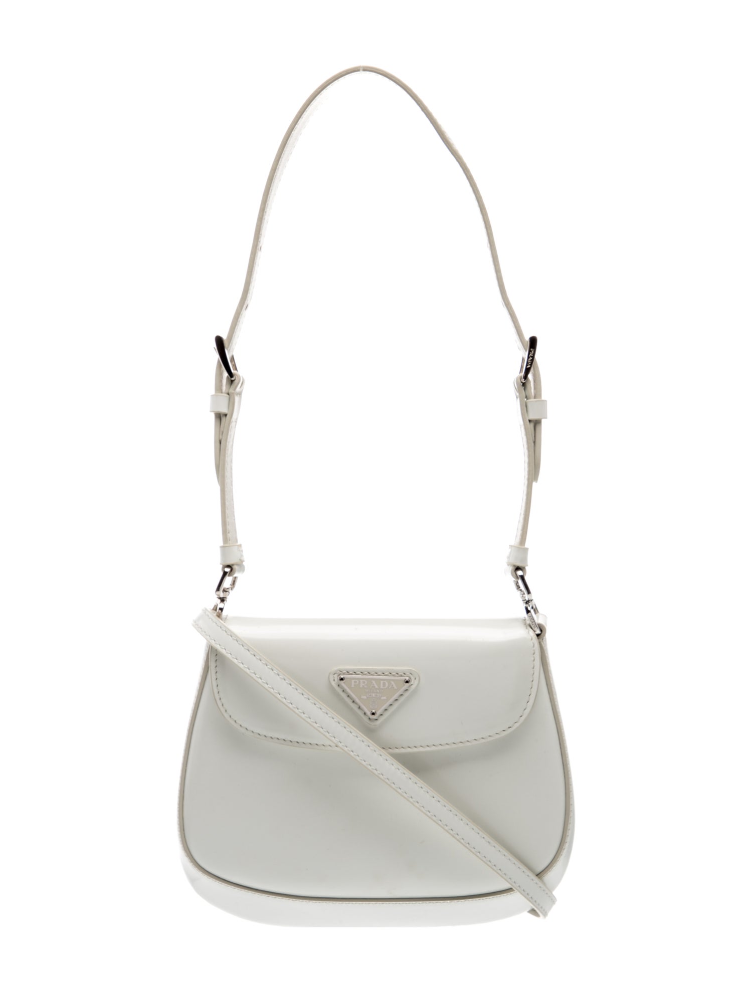 Enameled Metal Triangle Cleo Flap Mini
