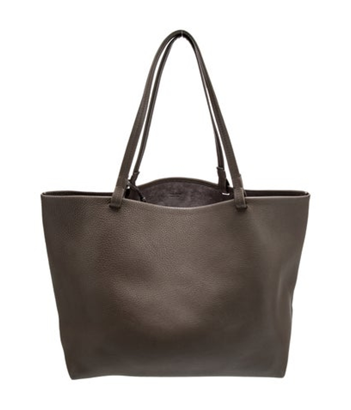 The Row Row Leather Park Tote W Pouch