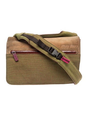 Suede Crossbody Bag Vintage