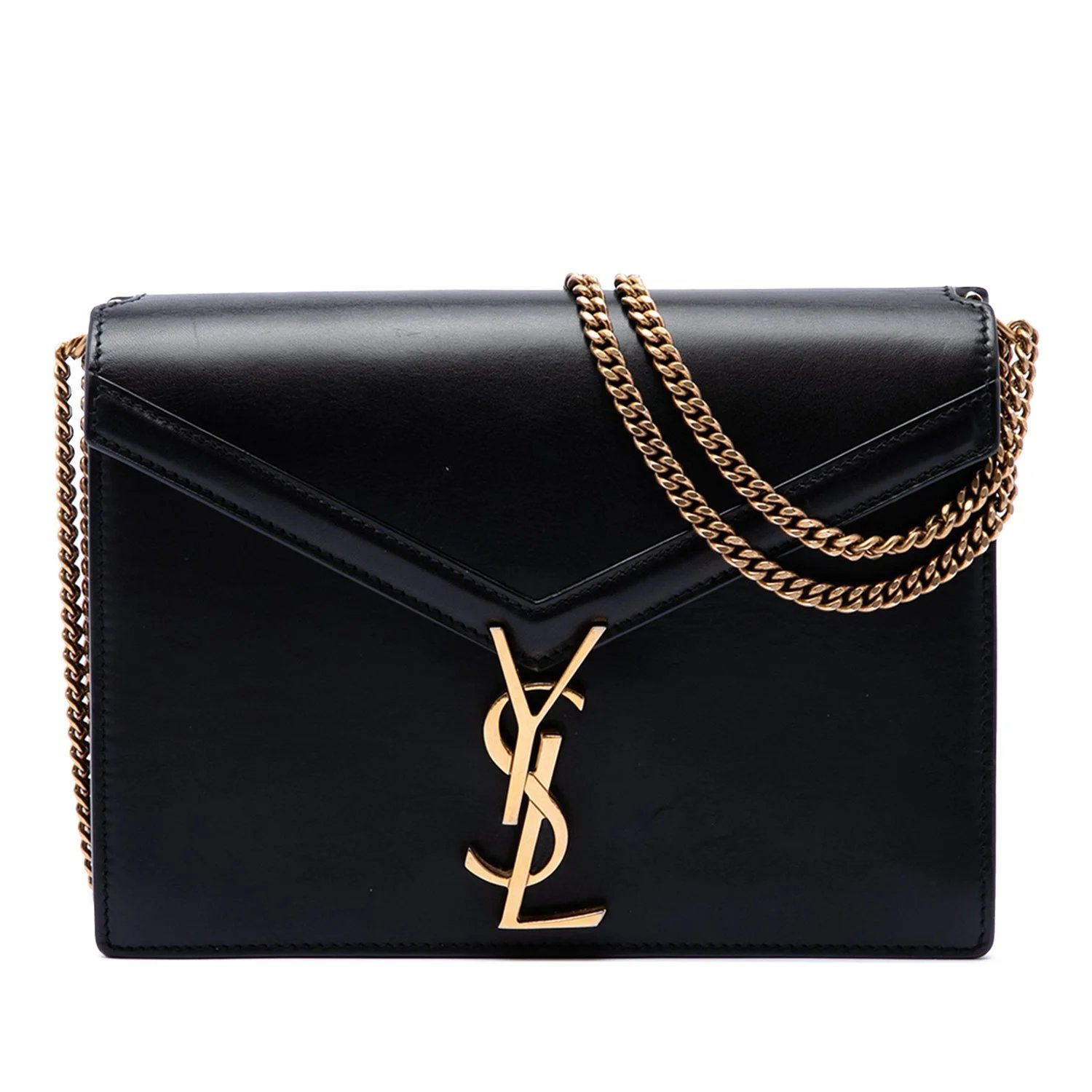 Smooth Calfskin Monogram Cassandra Clasp Bag