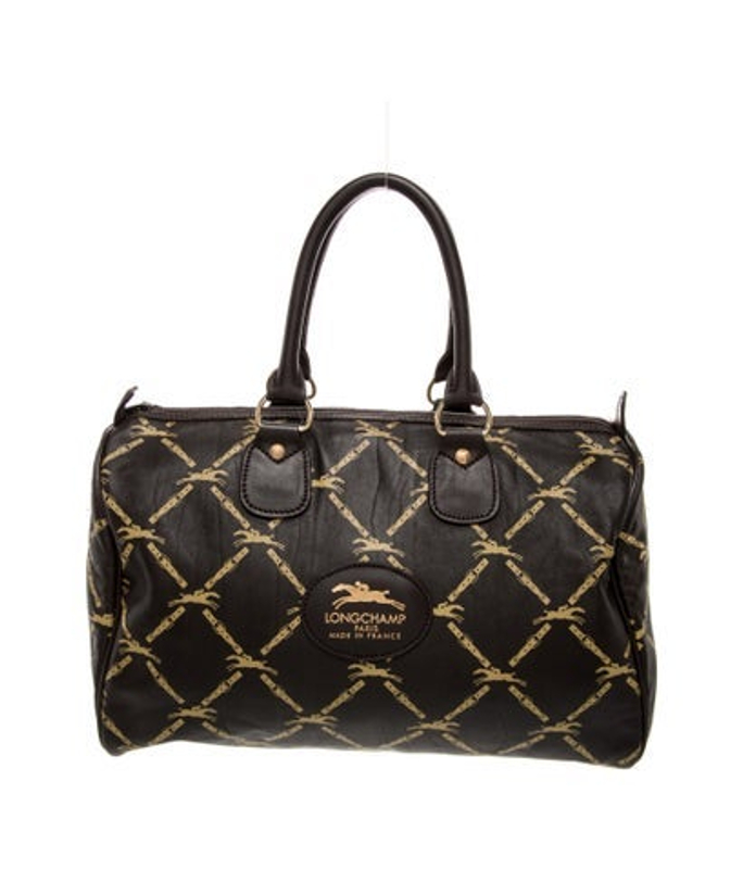 Longchamp Leather Top Handle Bag