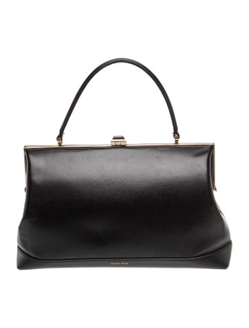 Leather Top Handle Bag