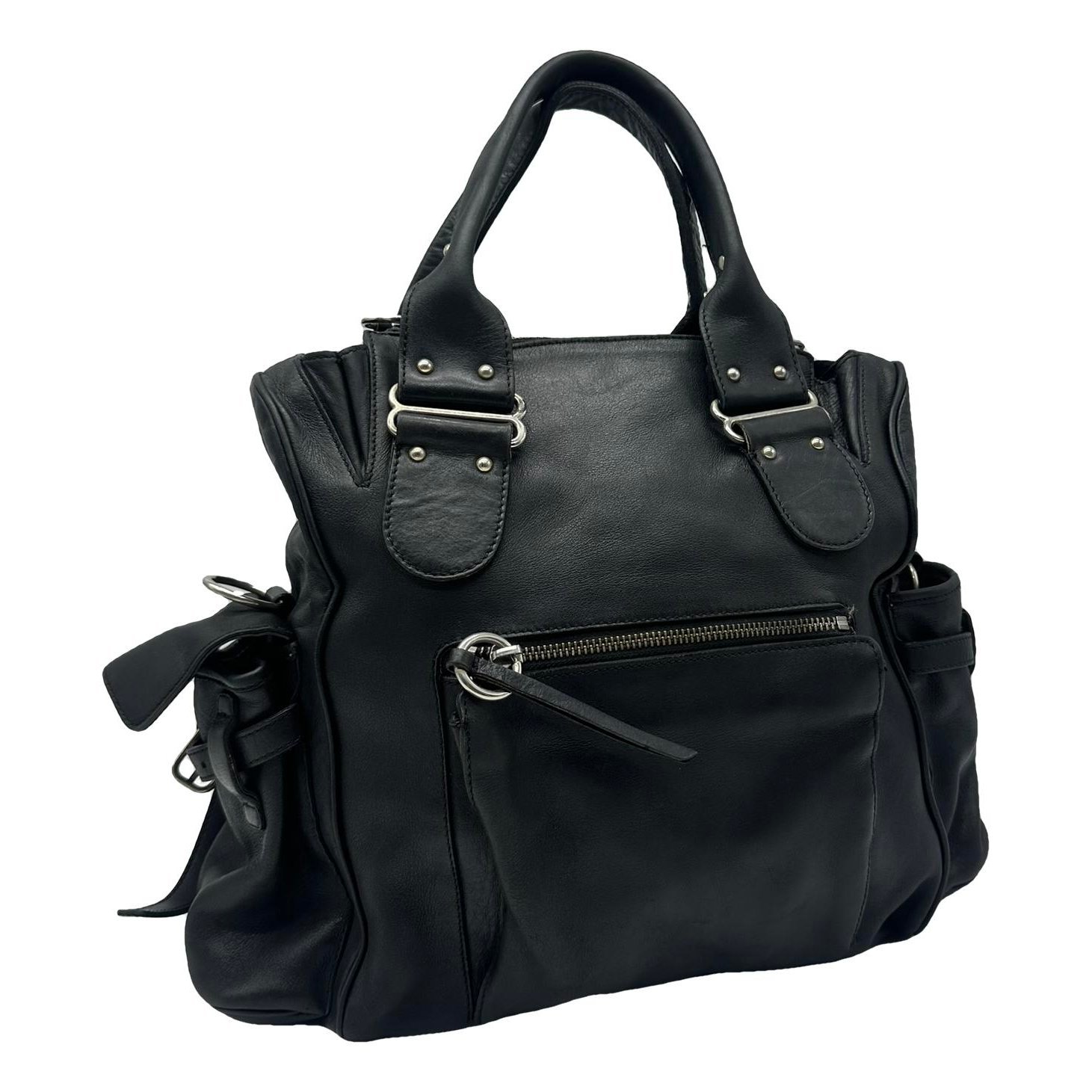 Leather handbag