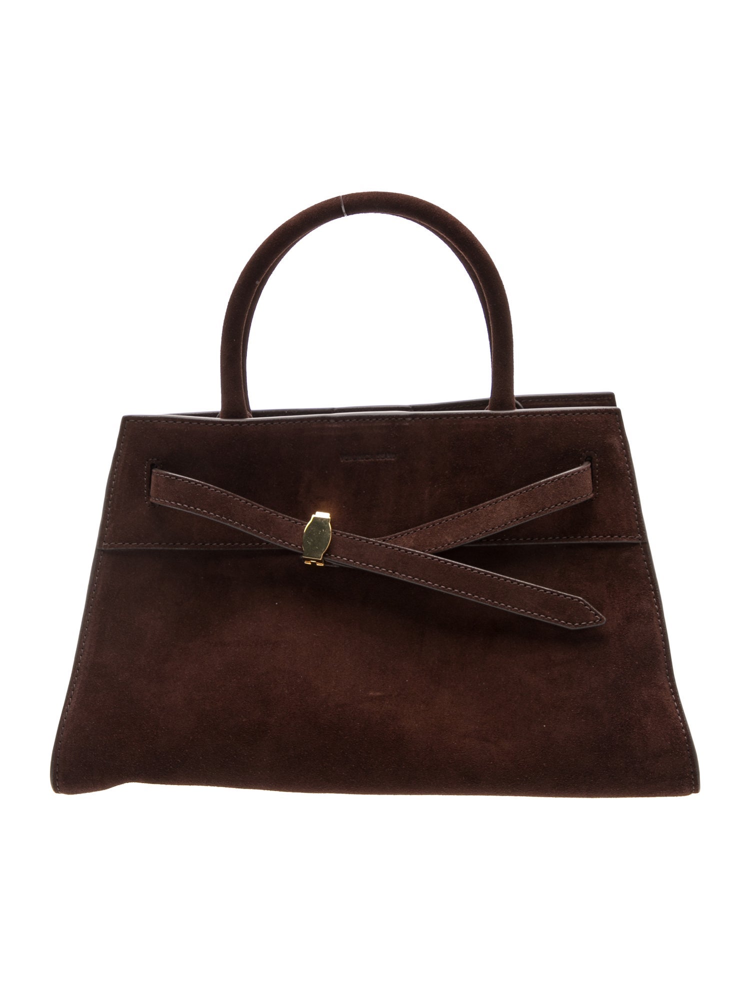 Suede Top Handle Bag