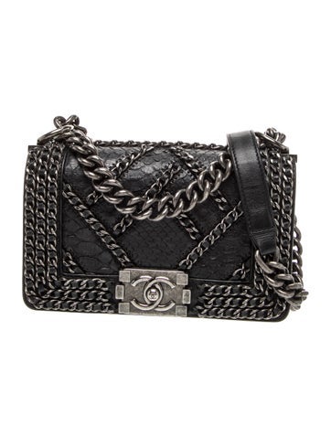 Small Python Chain Boy Bag