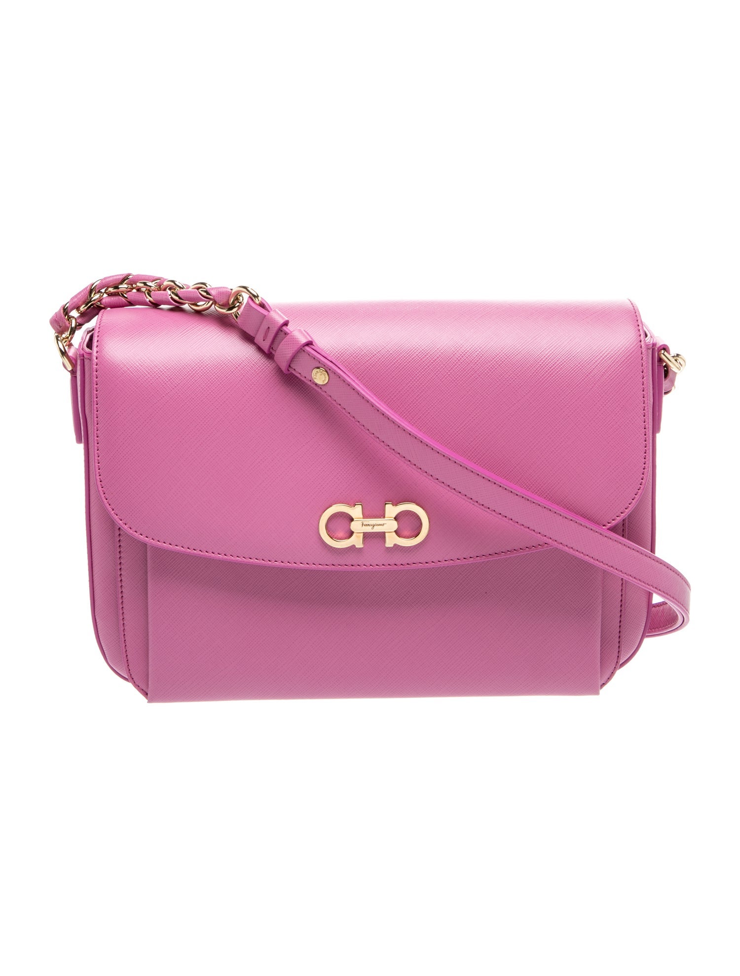 Saffiano Leather Shoulder Bag