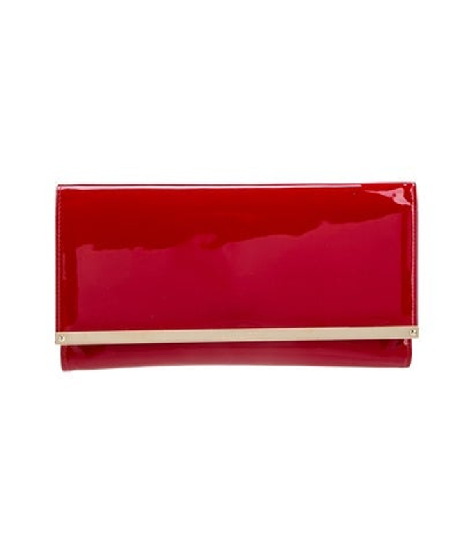 Jimmy Choo Choo Patent Leather Clutch