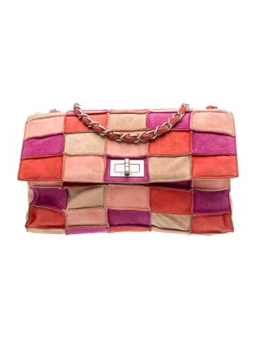 Chanel Suede Patchwork Reissue Flap Bag