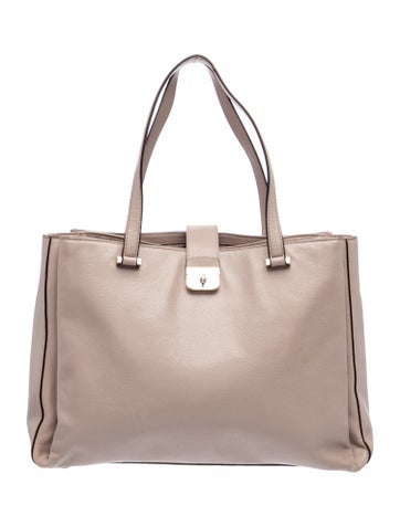 Leather Top Handle Bag