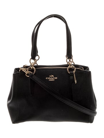 Coach Leather Top Handle Bag