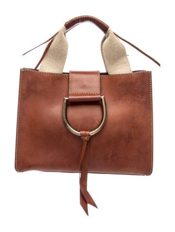 Leather Top Handle Bag