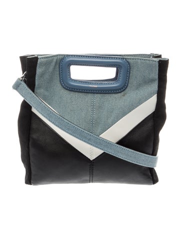 Maje Leather Top Handle Bag