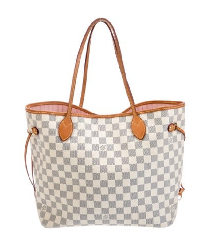 Louis Vuitton Vuitton Damier Azur Neverfull W Pouch Mm